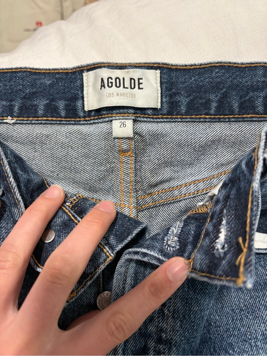 Agolde Pants - Agolde Classic Medium Blue Denim Jeans